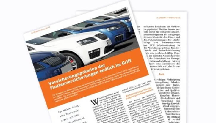 Versicherungsprämien der Flottenver­sicher­ungen endlich im Griff